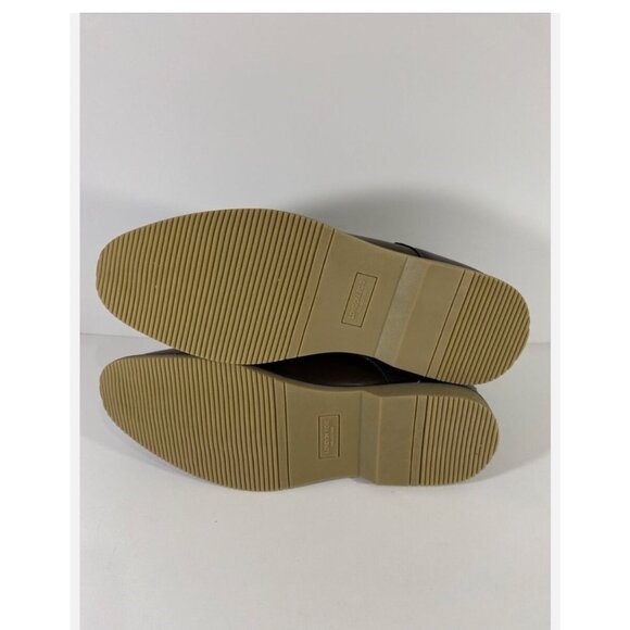 Mens London Fog Chukka Boots Brown With Memory Foam Soles $120 MSRP - Picture 6 of 10